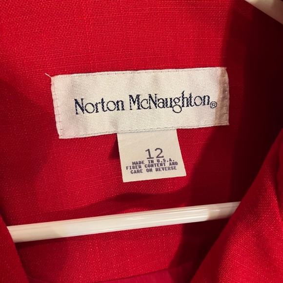 Norton McNaughton USA MADE! Dinner Jacket Blazer Vintage Christmas - Picture 3 of 5